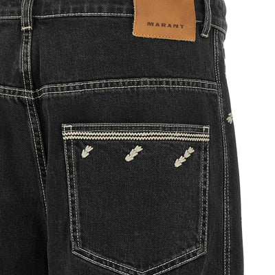 Marant Jorian Jeans With Embroideries