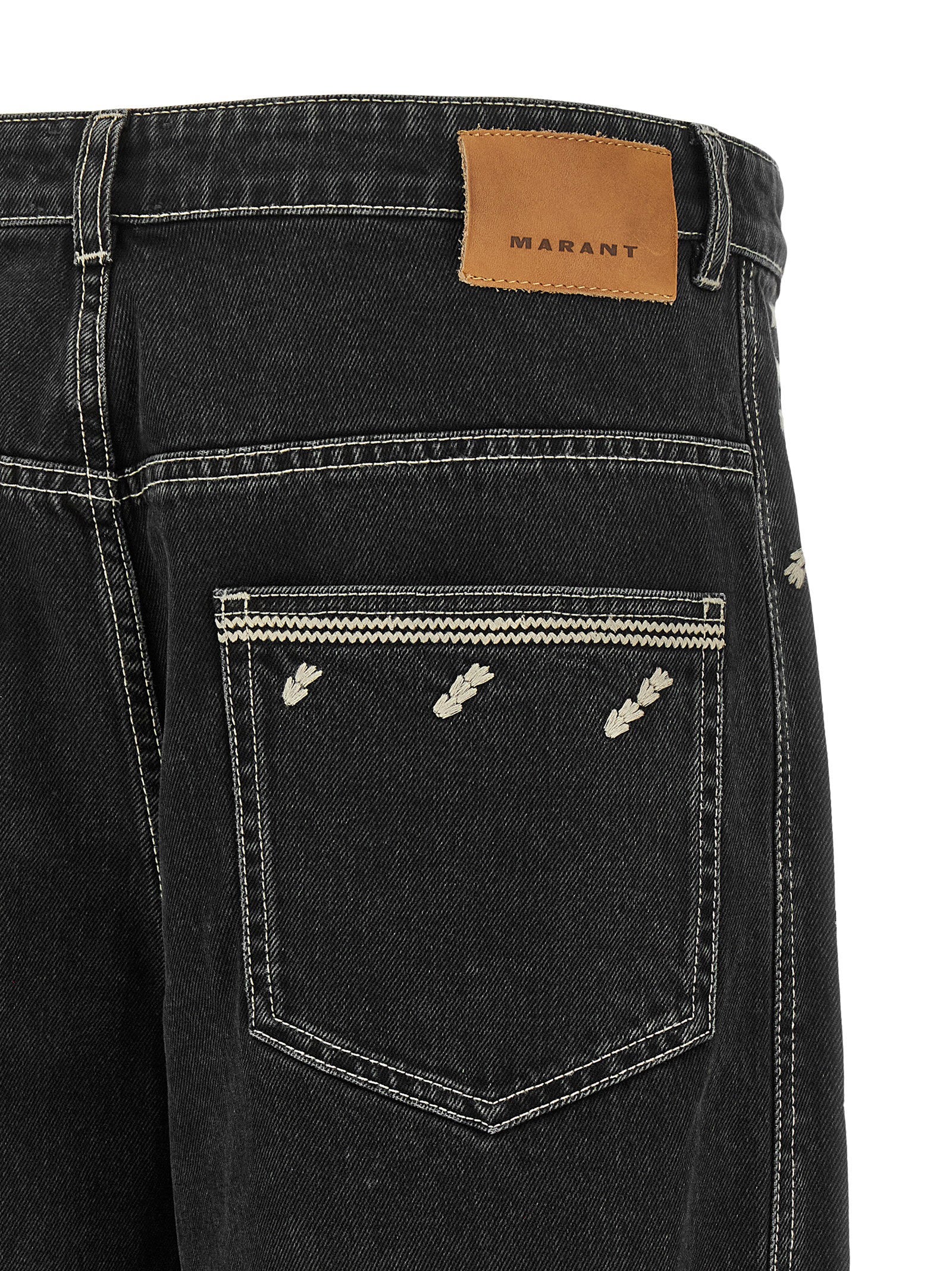Marant Jorian Jeans With Embroideries