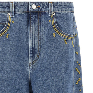 Marant Jorian Jeans With Embroideries