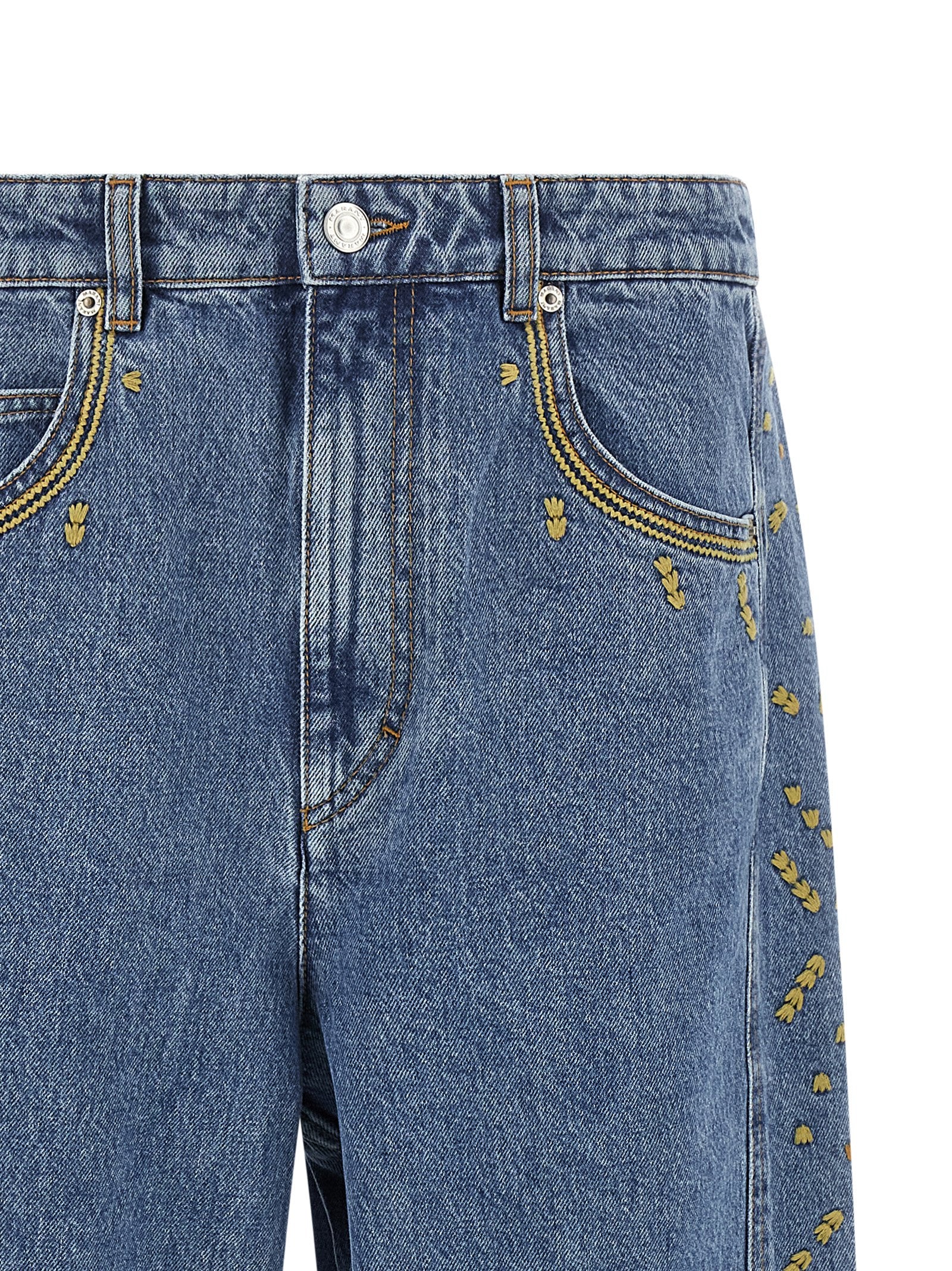 Marant Jorian Jeans With Embroideries