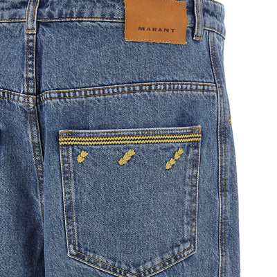 Marant Jorian Jeans With Embroideries