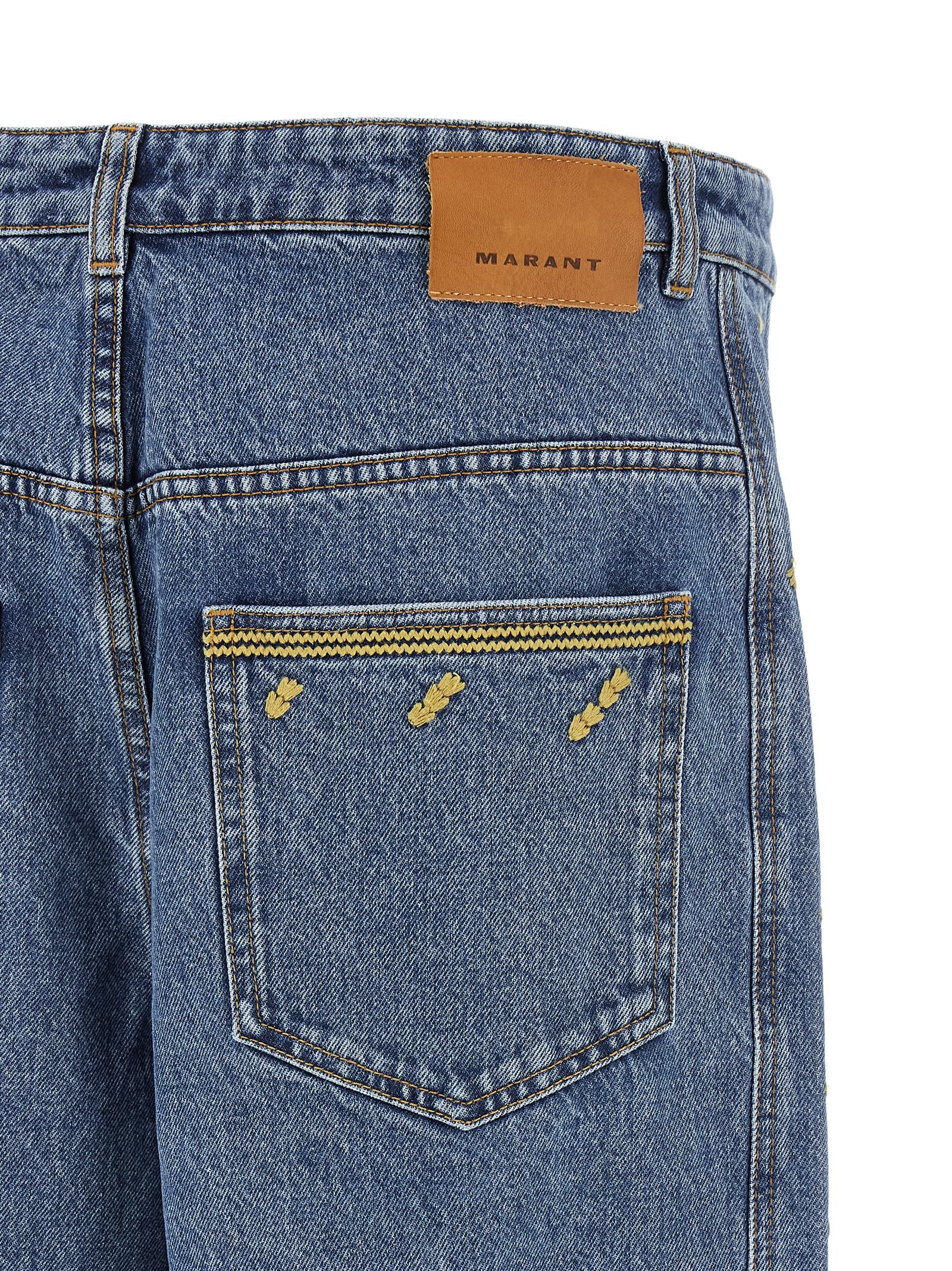 Marant Jorian Jeans With Embroideries