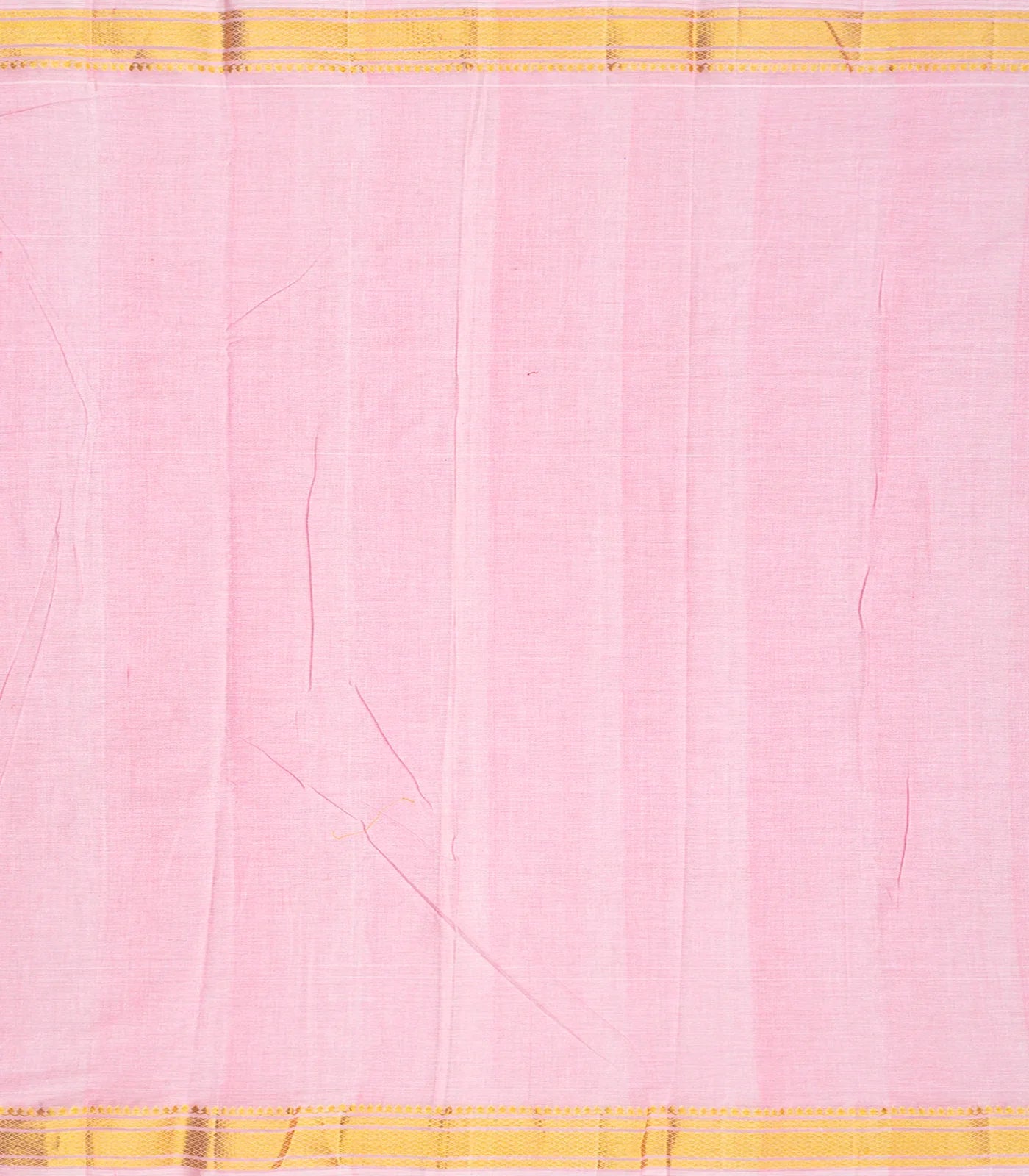 Baby Pink Handloom Paithani Silk Saree With Mango Buttas-Baby Pink
