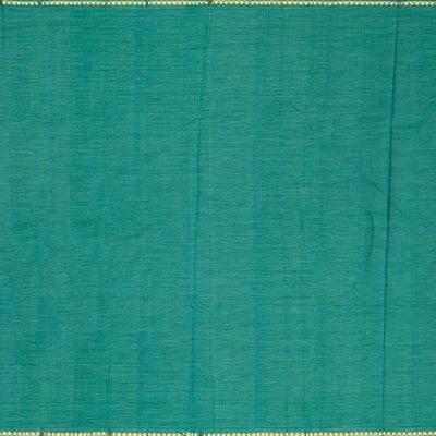 Sea Green Handloom Paithani Silk Saree With Kamalam Buttas-Sea Green