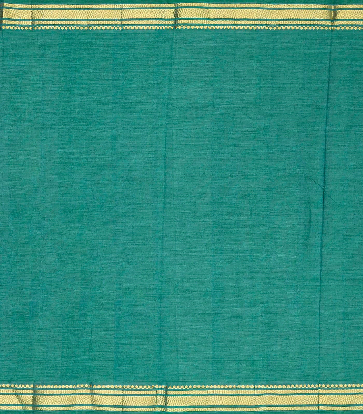 Sea Green Handloom Paithani Silk Saree With Kamalam Buttas-Sea Green