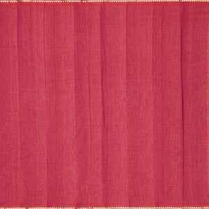 Crimson Handloom Paithani Silk Saree With Mango Buttas-Crimson