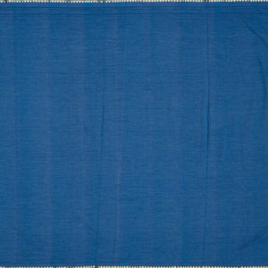 Blue Handloom Paithani Silk Saree With Kamalam Buttas-Blue
