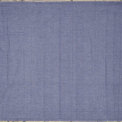 Grey Handloom Paithani Silk Saree With Floral Buttas-Grey