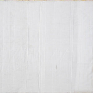 White Handloom Paithani Silk Saree With Mango Buttas-White