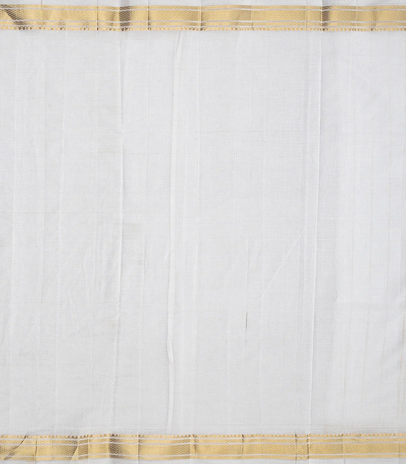 White Handloom Paithani Silk Saree With Mango Buttas-White