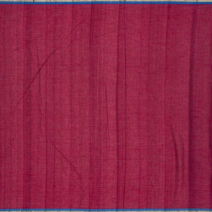 Maroon Handloom Paithani Silk Saree With Mango Buttas-Maroon
