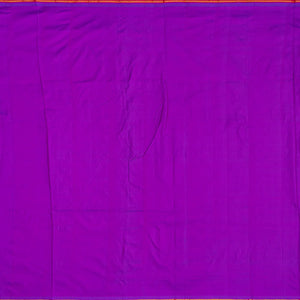 Purple Handloom Paithani Silk Saree With Mango Zari Buttas-Purple