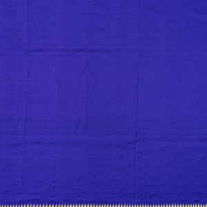 Purple Handloom Paithani Silk Saree With Zari Buttas & Temple Border-Purple
