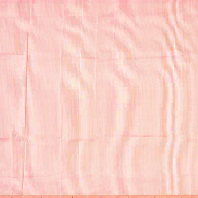 Baby Pink Handloom Paithani Silk Saree With Stripes-Baby Pink