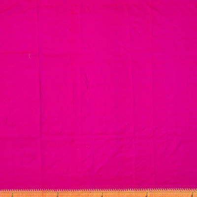 Hot Pink Handloom Paithani Silk Saree With Coin Buttas-Hot Pink