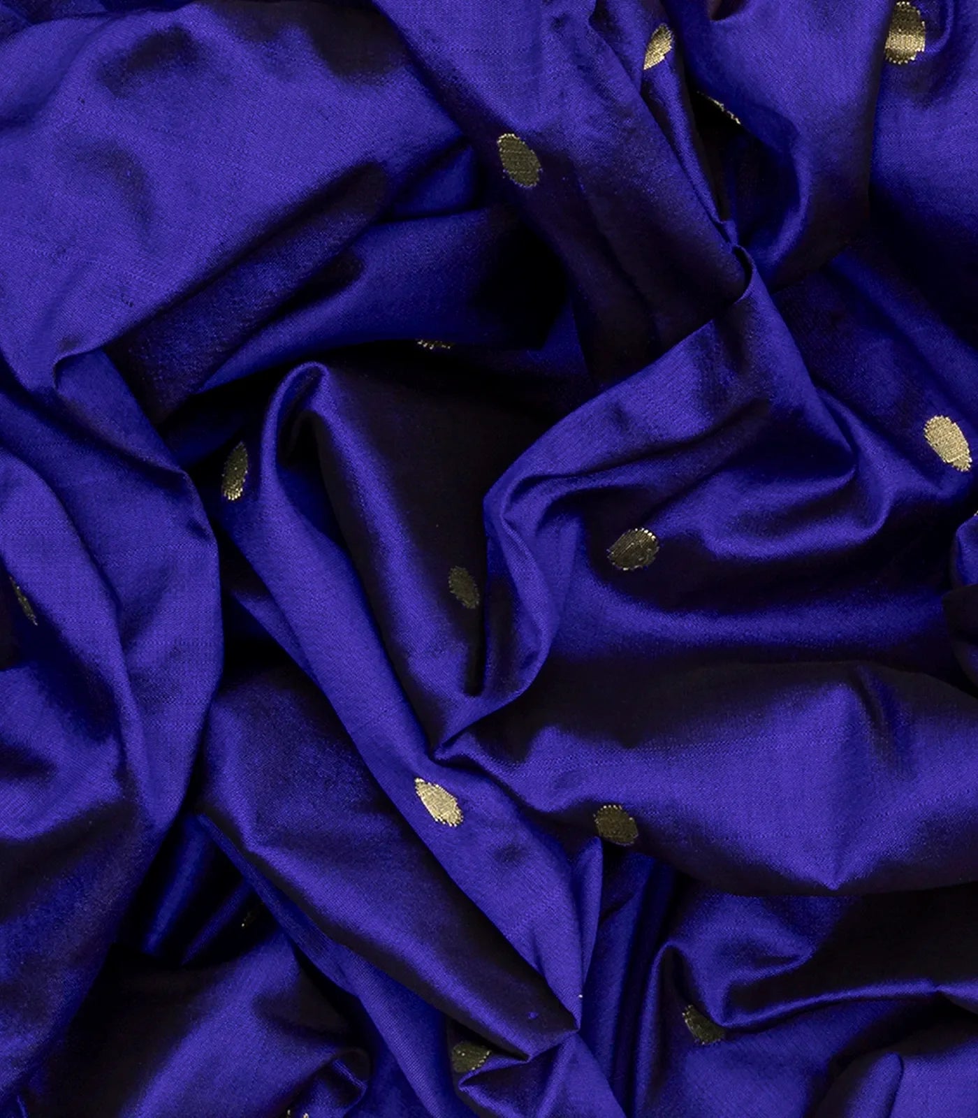 Purple Handloom Paithani Silk Saree With Meena Border & Pallu-Purple