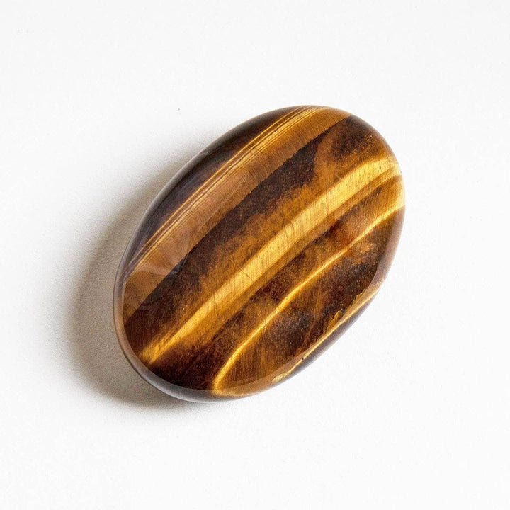 Tiger Eye Palm Stone