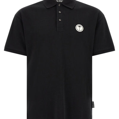Palm Angels Logo Patch Polo Shirt