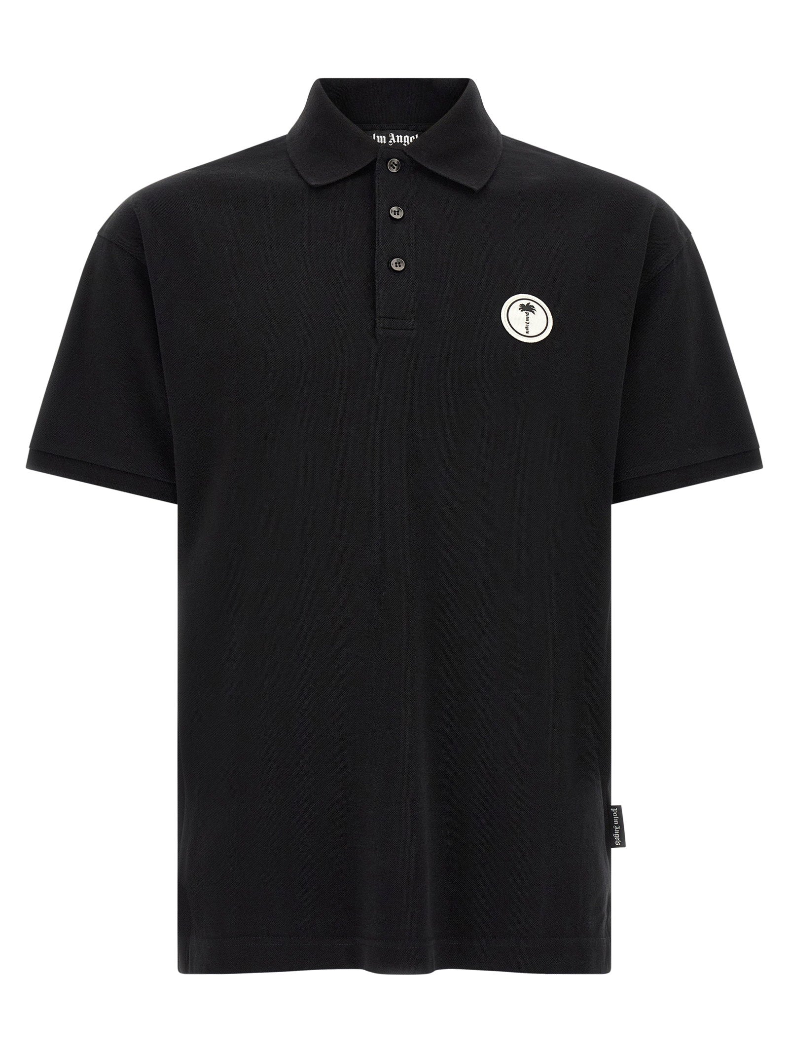 Palm Angels Logo Patch Polo Shirt