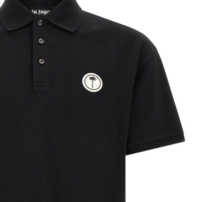 Palm Angels Logo Patch Polo Shirt