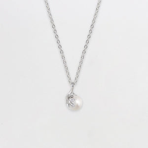 Charming Pearl Set with Link Chain