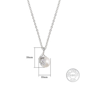 Charming Pearl Set with Link Chain