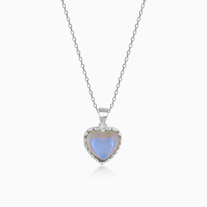 Silver Mystic Heart Pendant