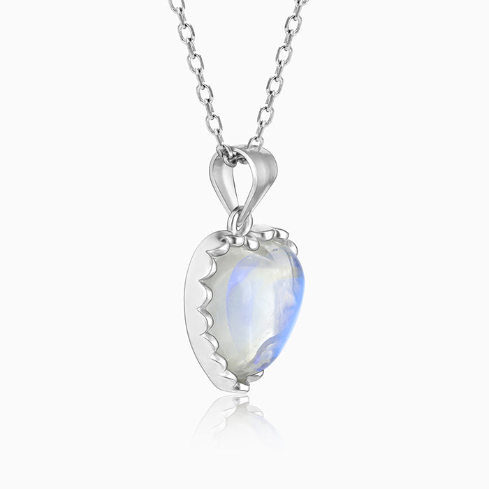 Silver Mystic Heart Pendant