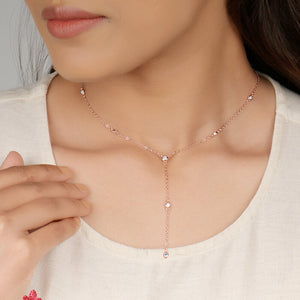 Rose Gold Constellation Y-Necklace
