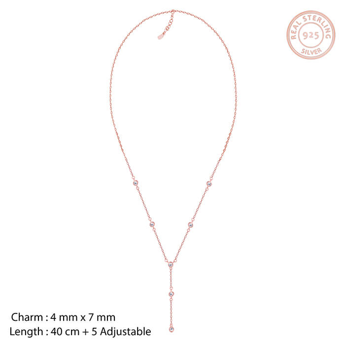 Rose Gold Constellation Y-Necklace