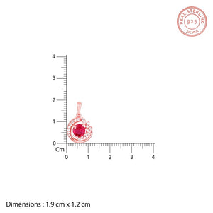 Rose Gold Full of Love Pendant with Link Chain
