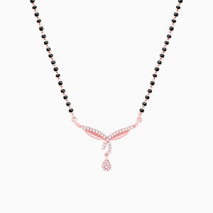 Rose Gold Vows of Love Mangalsutra