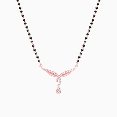 Rose Gold Vows of Love Mangalsutra