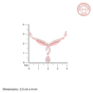 Rose Gold Vows of Love Mangalsutra