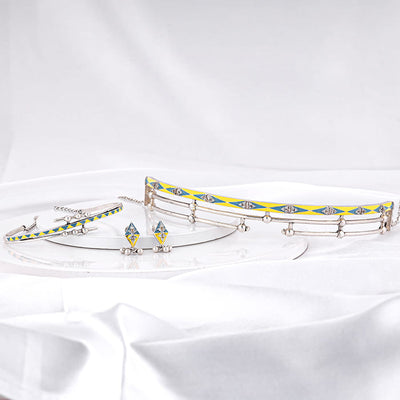 Oxidised Silver Vintage Set Of Three