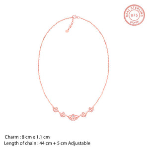 Bhumi Rose Gold Crowning Eyebright Necklace