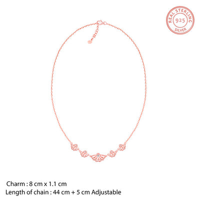 Bhumi Rose Gold Crowning Eyebright Necklace