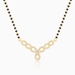 Golden Enamoured In Love Mangalsutra