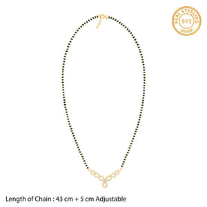 Golden Enamoured In Love Mangalsutra