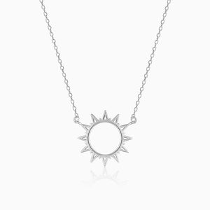 Silver Sunshine Necklace