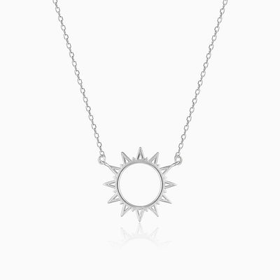 Silver Sunshine Necklace