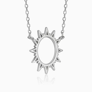 Silver Sunshine Necklace
