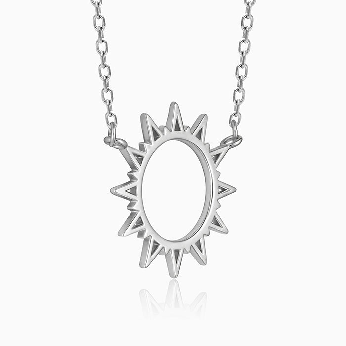 Silver Sunshine Necklace