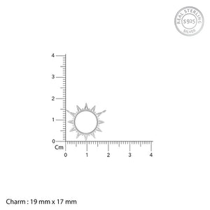 Silver Sunshine Necklace