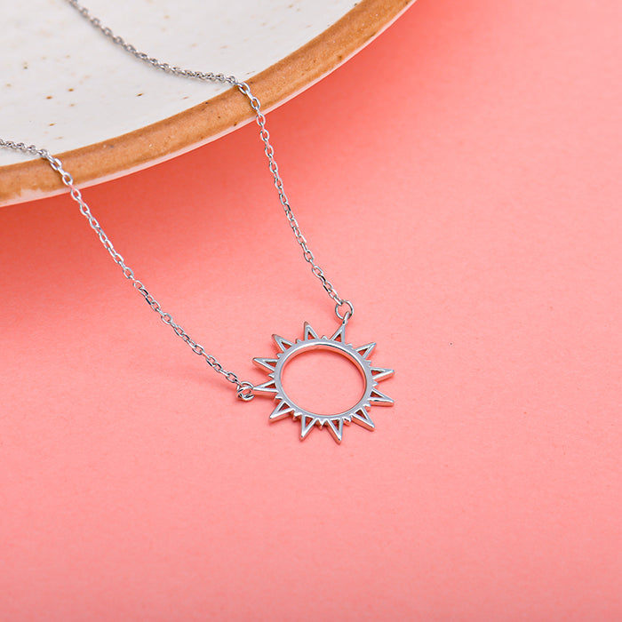 Silver Sunshine Necklace