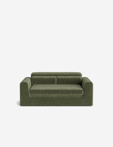Moss Performance Striated Velvet