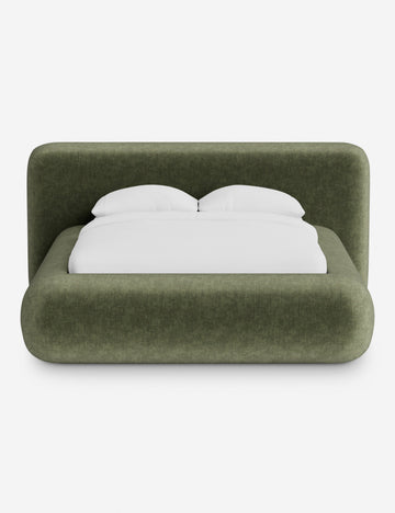 Moss Performance Striated Velvet