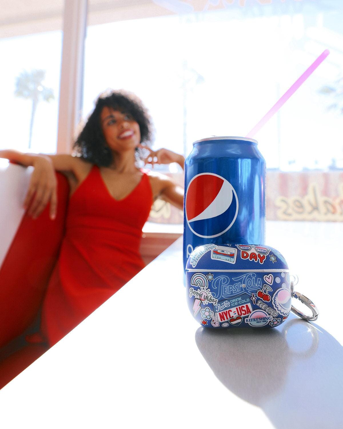 Out of the Blue | Pepsi Sticker AirPods Case