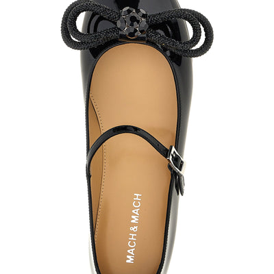 Mach & Mach Double Bow Ballet Flats