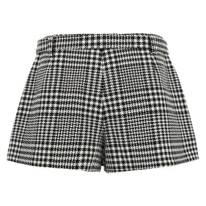 Self-Portrait Bouclé Wool Skort